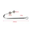 2023 Stainless Steel Double Ball Anal Hook for Adult Novelty Adult Metal Butt Plug Toys Sex Products610