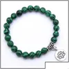 Bracciale con ciondolo di loto con perline Bracciale con ciondolo da donna Glamour Gioielli creativi Regali per la famiglia e gli amici Braccialetti con consegna a goccia Dhgarden Dhawh Dhcea