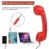 Mobile phone accessories anti-radiation retro mobile phone handset for all telephone handset receiver devices