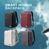 Zaino da viaggio multifunzionale per donna, borsa per aereo, borse stile donna, per donna, zaini per laptop leggeri con ricarica USB