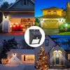 Novelty Lighting 20 144 LED Solar Light Outdoor Solar Lamp with Motion Sensor Solar Lights Waterproof Sunlight Solar Power for Garden Decoration P230403