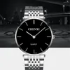 Wristwatches CHENXI Top Brand Men Watches Silver Stainless Steel Strap Thin Dial Casual Design Business High Quality Clock Relogio Masculino