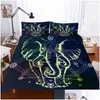 Bedding Sets Dream Maker Set 3D Printing Duvet Er Single Double Fl Queen King Size Quilt Pillowcase Decor Bedclothe Dhbsq