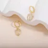 Boucles d'oreilles pendantes pour femmes, tendance, Design Unique, élégant, délicat, fleur de tulipe, bijoux hauts, cadeaux de fête, 2023