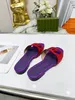 Projektant luksusowe sandały mieszkania buty muły kapcie zamszowe klapki japonki stringi moda damska blokujące G wycinane sandały wsuwane valet rozmiar wkładki 33-44