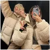 Women'S Fur Faux Womens Jackets Winter Fleece Jacket Women Shearling Outerwear Coats Female Suede Coat Men Warm Thick Drop Deliver Dh1Tq
