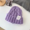 Berets Beanie Hut Für Frauen Männer Winter Gestrickte Herbst Skullies Unisex Damen Warme Bonnet Cap Koreanische Schwarz Rot Bonnets