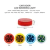 Luci di emergenza per auto Spia per porta lampeggiante Lampada a LED stroboscopica Illuminazione stradale Porte per auto rosse Anti collisione Controllo magnetico Dro Dh3M1