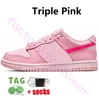 2023 Designer Low OG Loopschoenen Heren Reverse Panda UNC Rose Whisper Pink Bronze Eclipse University Red Chunky Dunky Zwart Wit Heren Casual Sneakers Dames Trainers