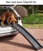 犬のカーシートはペットの折りたたみランプランプスロープ非滑り止めプラスチックの階段をカバーしています