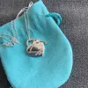 20021 Mode Original 925 Silver Love Collier Charme Coeur Pendentif Collier 11 Clé Femmes DIY Coeur Charme Bijoux Cadeau Clavicule C2264