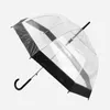 Paraplu's Transparante regenparaplu met lange steel Ultralicht Dames Kinderen Dames 54DC