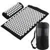 Back Massager Acupressure Mat Head Neck Back Foot Massage Cushion Pillow Yoga Spike Mat Anti-Stress Acupuncture Pad Needle Massager 230403