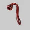 Ny design Sherlock Glass Hand Pipe Red Color Snake Form mycket snygg och smakfull ZZ