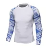 Mäns badkläder Mens Quickdrry långärmad kompression Swim Shirt Upf 50 Sun Protection Rash Guard Water Sports Snorkling Diving 230403