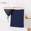 Scarves Cross-Border Breathable Elastic Mesh Cap Lace Bottoming Hood Plus Solid Color Pearl Chiffon Scarf Set One Piece Dropship