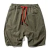 Mäns shorts Sommarstil Män bomullslinne Shorts Bloomer Men Loose Linen Shorts Street Shorts Abz398 230404