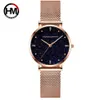 Relojes para mujer Sahara Desert Dial Design Top Brand Luxury Japan Reloj de pulsera de cuarzo Acero inoxidable Oro rosa Reloj impermeable para mujer 230403