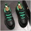 Sneakers Plateforme masculine noir hiver Nouveau homme de mode Chaussures Chaussures Trainers Street Style Footwes masculin Tenis Masculino 0369