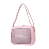 Bolsas de noite menina bolsa de ombro fofa mulher transparente mensageiro adolescente jk crossbody fêmea bolsa de bolsa feminina