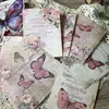 Vintage Writable Butterfly Material Paper Junk Journaling Planner Collage Diary Decoration Craft Background Scrapbooking