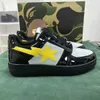 Stasta chaussures décontractées M1 baskets basses de styliste en cuir noir, visage de requin en forme de singe, jouet Medicom Camouflage Sk8 taille 36-45