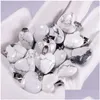 Ciondoli Ciondoli a forma di cuore in pietra naturale Ciondoli di gioielli di moda Orecchini che fanno risultati Consegna di gioielli all'ingrosso Gioielli Fi Dhetk