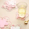 Tafelmatten 25# Home Silicone Mat Girl Heart Leuke Non-Slip Bowl Cherry Blossom Tea Placemat Potoler