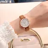 Relógios de pulso Senhoras assistem à versão coreana retro simples moda de moda digital feminino fino Dial Distress Watches Watches