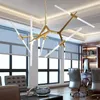 Avukatlar Kolye Işıkları Endüstriyel Sputnik Avize Lampminimalist Loft Retro Net Kırmızı Yaratıcı Ağaç Şube Canlı Oda Dekor LED Asma