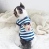 Abbigliamento per cani Simpatico Babbo Natale 3D Piccoli vestiti Cappotto invernale caldo Cappotto in pile di cotone Abbigliamento per cuccioli Chihuahua