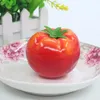 Décoration de fête 5 pièces imitation tomate faux fruits petit accessoire modèle simulé plante artificielle mousse de cuisine statue nourriture tomates accessoires