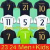 23 24 BELLINGHAM VINI JR Fußballtrikots MODRIC MBAPPE Real Madrids RODRGO JOSELU COURTOIS BRAHIM KROOS 2023 2024 Fußballtrikot Camiseta de Futbol Herren Kinderuniform Fan