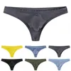 Underpants Men Sexy Swimsuit G-string Briefs Low Waist Thong Bikini Underwear Male T Back Pouch Panties Calzoncillos Hombre