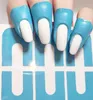 100PCS Kreative Ushape Auslaufsicher Nagellack Lack Schutz Aufkleber Halter Werkzeug Langlebig Maniküre Werkzeug Finger Abdeckung3862494