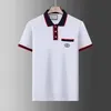 Polo gömlek erkek tişört tasarımcısı polo lüks marka gömlek kadın moda kısa kollu saf pamuklu mektup baskı tasarımı 33 renk toptan fiyat