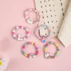 Kettingen Kindersieraden Cartoon Armband Ketting Set Houten Stretch Kralen 50cm Dieren Veilig en Kawaii voor kinderen