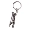 Keychains- 판매 창의적 금속 스포츠 아이템 골프 모양의 키 체인 휴먼 형 클럽 펜던트 기념 선물