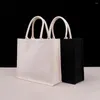 Sacs à provisions femmes grande capacité stockage Jute sac d'épicerie décontracté épaule écologique fourre-tout Simple réutilisable avec poignée
