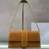 Suède schoudertassen luxe designer handtassen dames Cross Body tas portemonnee Echt leer Clutch 28cm