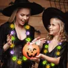 Décorations de Noël Collier Jackolantern lumineux avec LED clignotantes Mtimode Accessoires de fête d'Halloween pour femmes hommes et Ki Amd6M