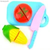 Kitchens Play Food Children Play House Toy Cut Fruit Plastic Vegetables Kitchen Baby Classic Kids Toys Pretend Playset Educational ToysL231104