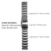 Bracelets de montre Bracelet en métal pour Amazfit GTR 4 GTR4 2 3 ProGTR 47mm Bande de remplacement 22mm Bracelet Bracelet Accessoires BlackSilver 230404