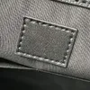 Borsa tote alla moda con valigetta semplice Borsa da uomo in pelle con logo in metallo nero