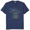 Herren-T-Shirts, lustiges Programmierer-T-Shirt, JavaScript-Codierung, Computer-Code, Geek-Geschenk, kurzärmelig, 100 % Baumwolle, Unisex, O-Ausschnitt, lässiges T-Shirt, EU-Größe 230404