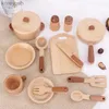 Cucine Gioca Cibo Per Bambini Cucina In Legno Giocattolo Simulazione Per Bambini Utensili Da Cucina In Miniatura Finta Play House Giocattoli Educativi Regali Di Natale Per BambiniL231104