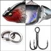 Iscas de iscas Johncoo 115mm Sinking Vib Lure Lure Lipless Crankbait Artificial Flutuating Hard Pike Bass Tackle