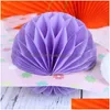 Garden Decorations Creative Easter Ornament With 3D Honeycomb Paper Egg Ball Durable Room Hanging Decoration Dh4Pz