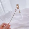 Hairpins de cabelo chinês pérolas simuladas pearsel gancho de cabelo mulheres clipe de cabelo de cabelos de caba