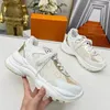 Designer casual women 55 sneaker running shoe printing platform high-quality increase breathable luxury elevated sports shoes